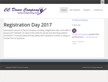 Tablet Screenshot of ccdancing.com